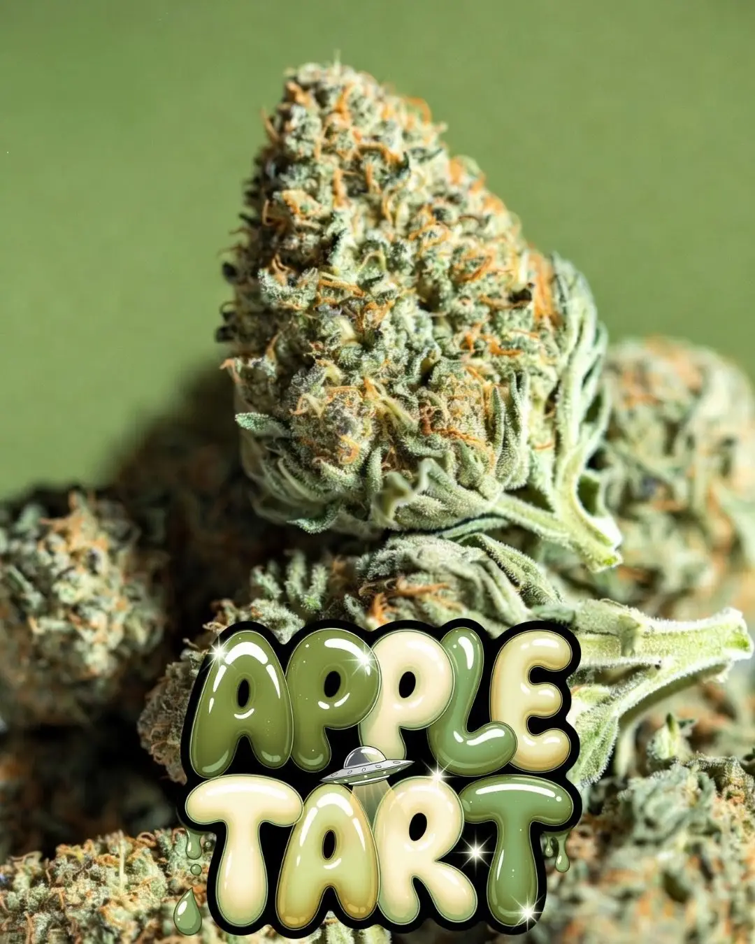 Apple Tart strain cannabis buds by Supernatural Seeds UK