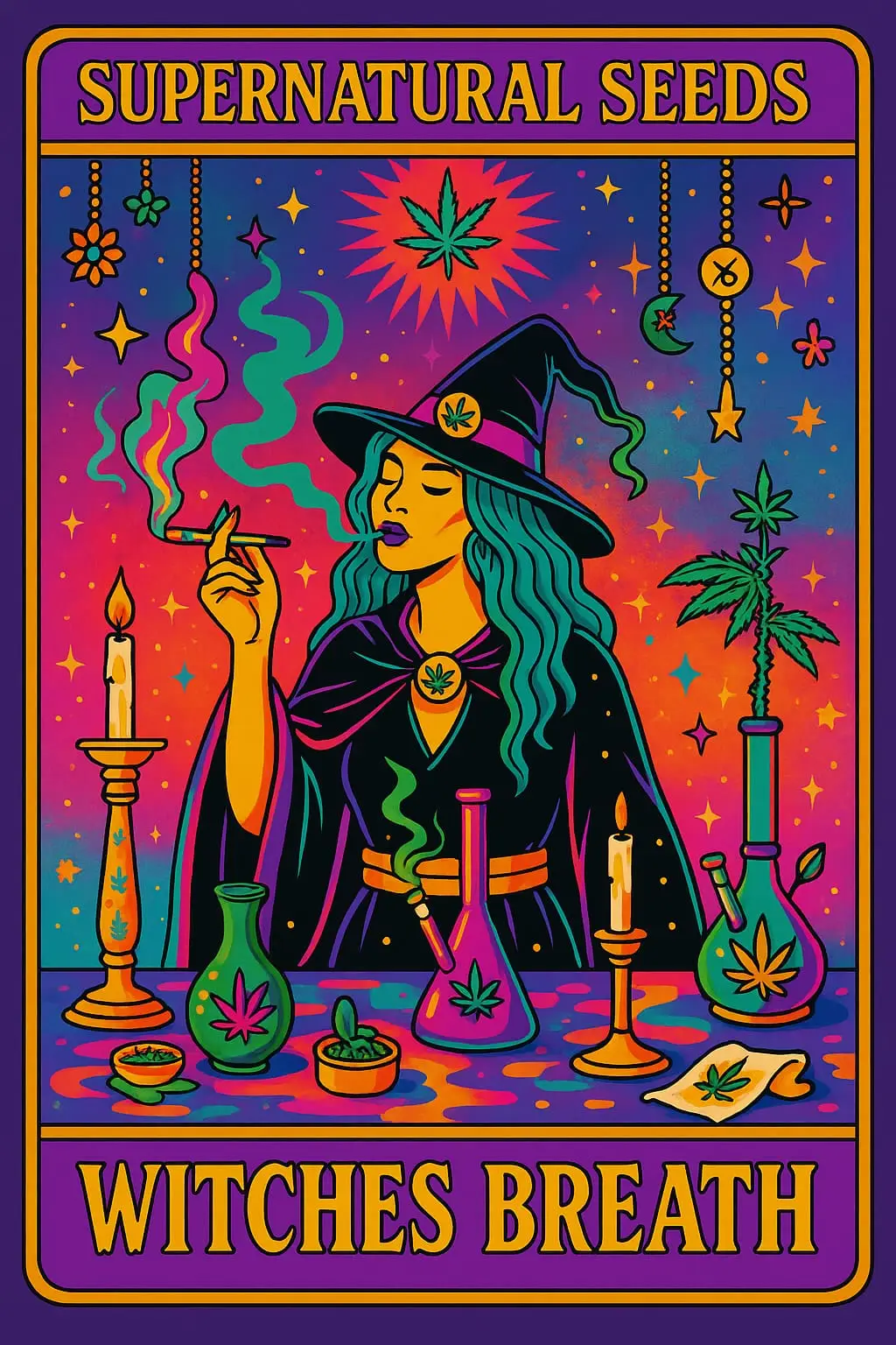 Witches Breath Halloween Cannabis Strain 2025 Supernatural Seeds Limited Edition Cannabis Strains