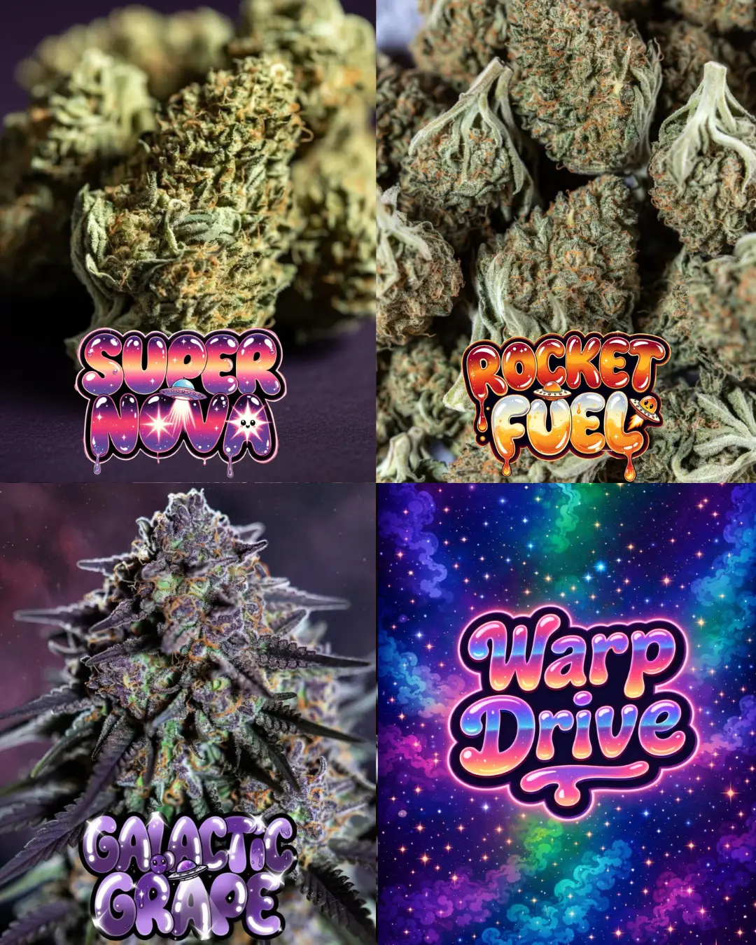 warp drive autoflower cannabis seed bundle from supernatural seeds UK