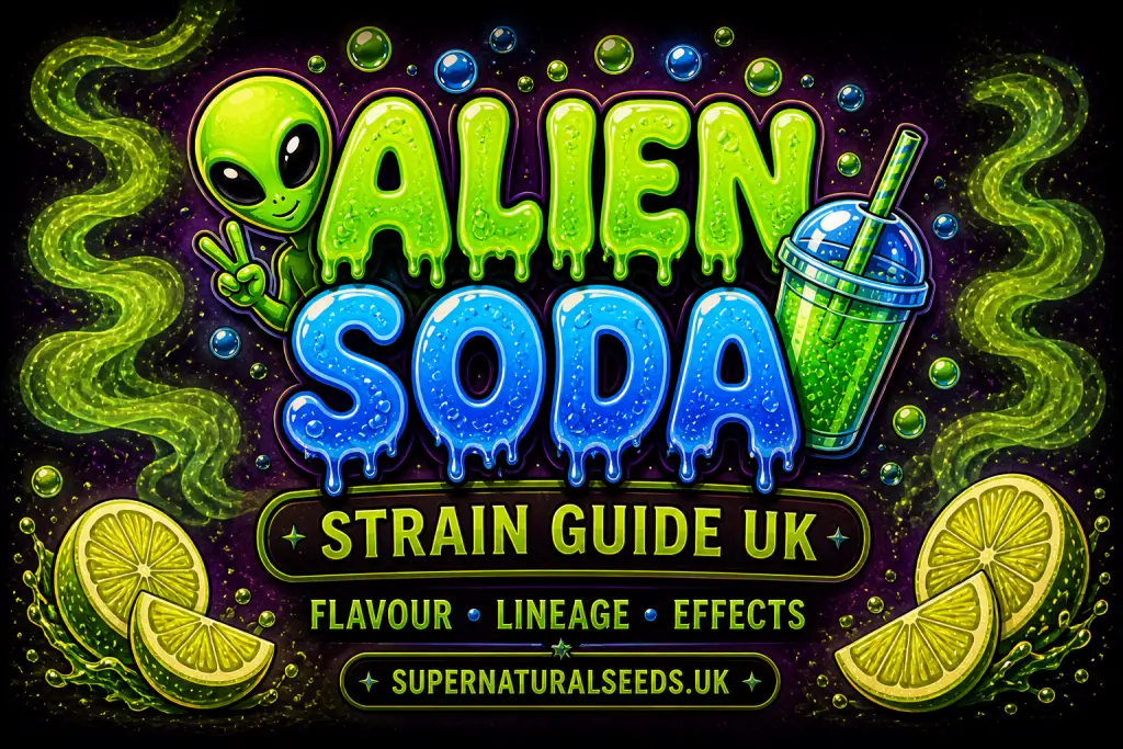 alien soda autoflower strain guide banner